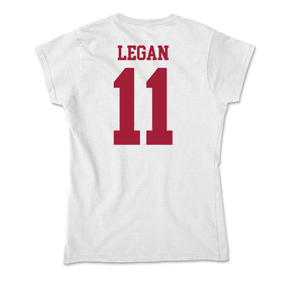 Oklahoma - NCAA Women's Soccer : Drue Legan - Soft Style Women’s T-Shirt-1