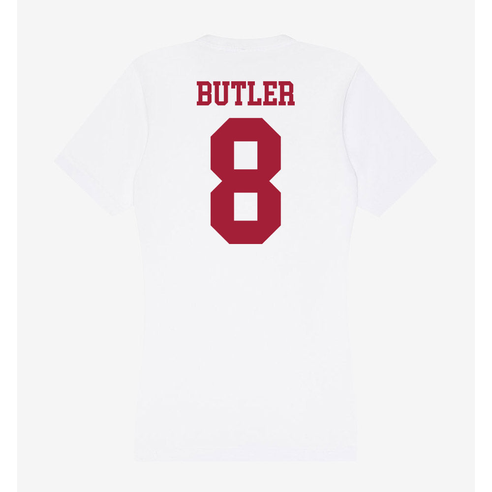 Oklahoma - NCAA Women's Volleyball : Carley Butler - Women's V-Neck T-Shirt-1