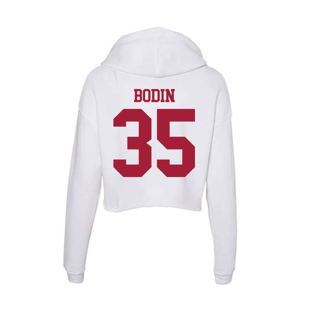 Oklahoma - NCAA Baseball : Jason Bodin - Women's Crop Fleece Hoodie-1