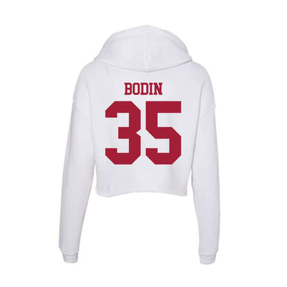 Oklahoma - NCAA Baseball : Jason Bodin - Women's Crop Fleece Hoodie-1