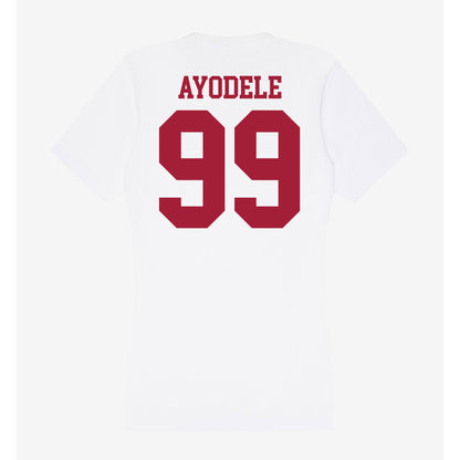 Oklahoma - NCAA Women's Soccer : Mojisola Ayodele - Women's V-Neck T-Shirt-1