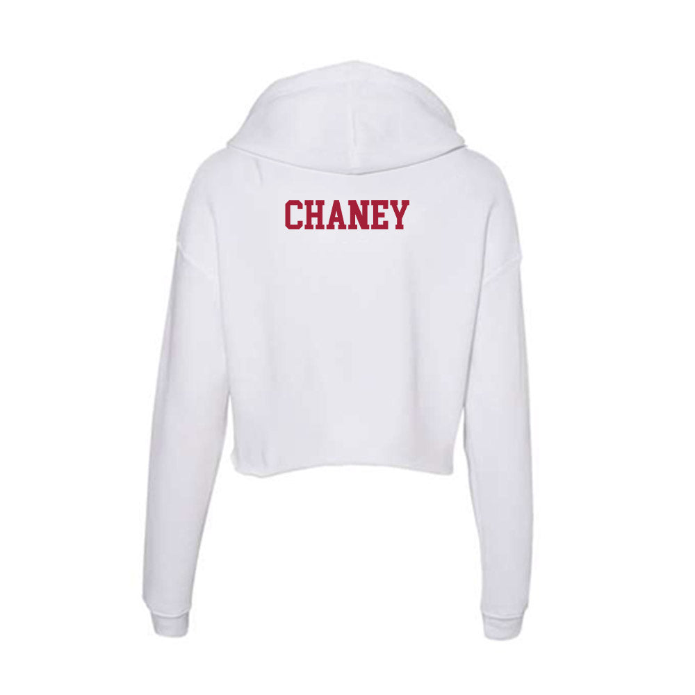 Oklahoma - NCAA Women's Golf : Reagan Chaney - Women's Crop Fleece Hoodie-1