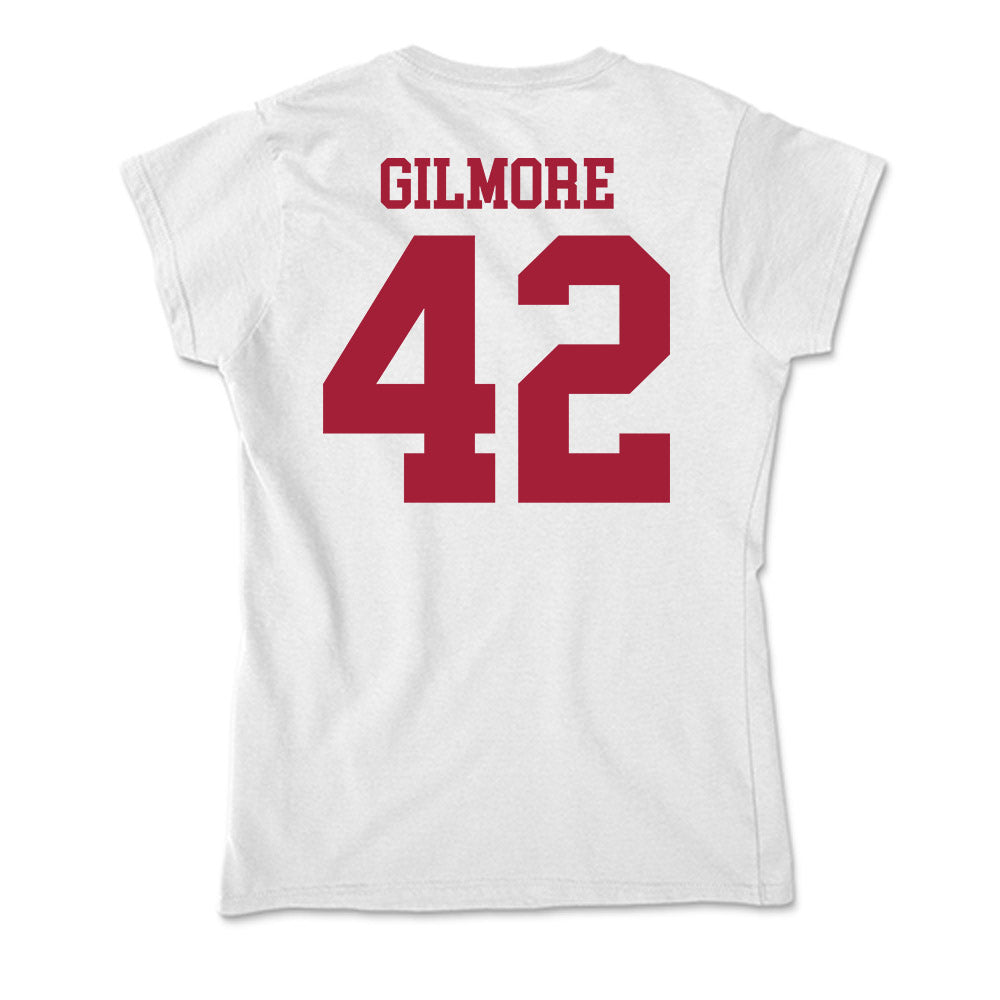 Oklahoma - NCAA Football : Wyatt Gilmore - Soft Style Women’s T-Shirt-1