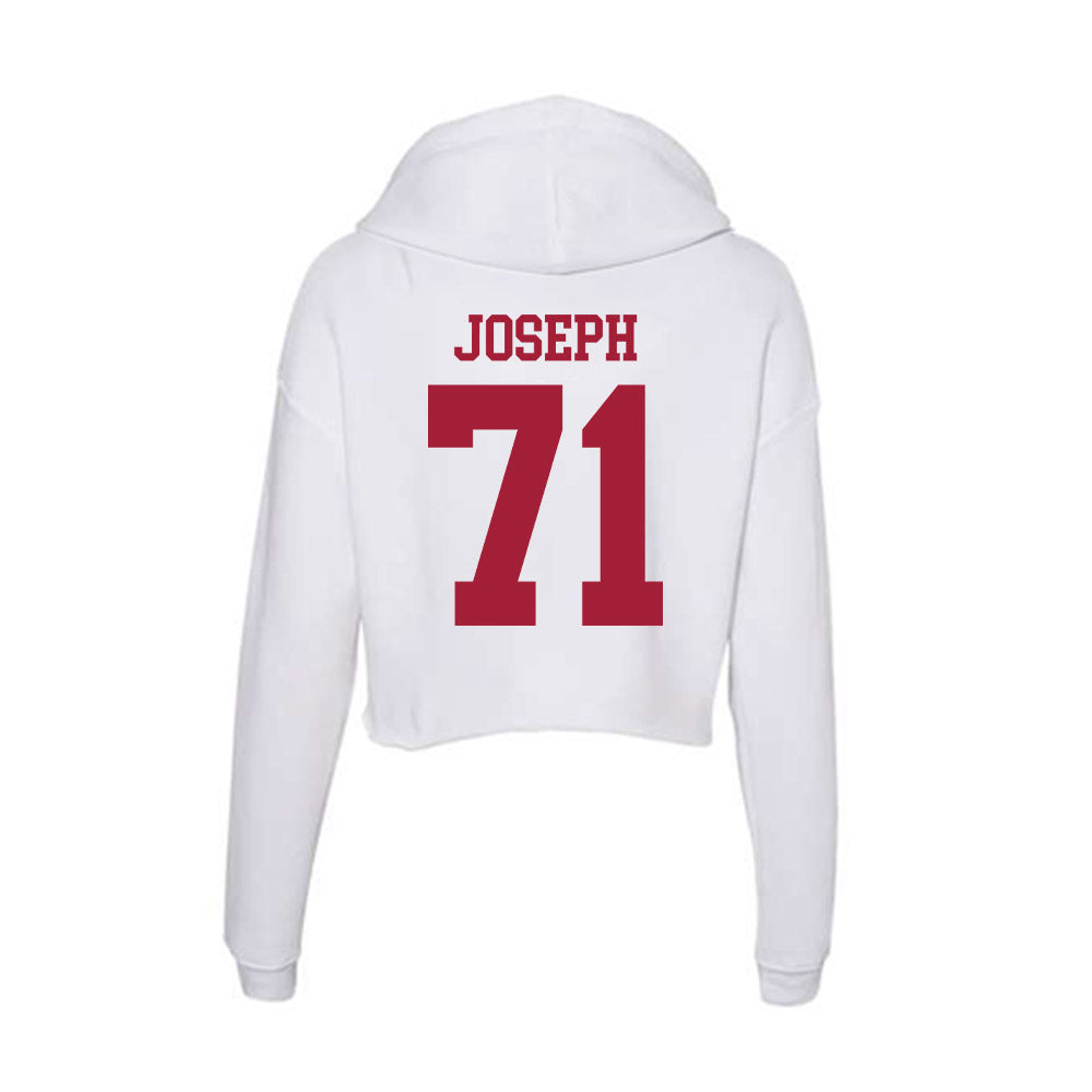 Oklahoma - NCAA Football : Peyton Joseph - Women's Crop Fleece Hooded Sweatshirt-1