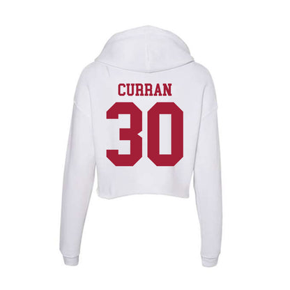 Oklahoma - NCAA Women's Soccer : Claire Curran - Women's Crop Fleece Hoodie-1