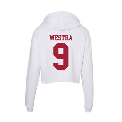 Oklahoma - NCAA Softball : Payton Westra - Women's Crop Fleece Hoodie-1