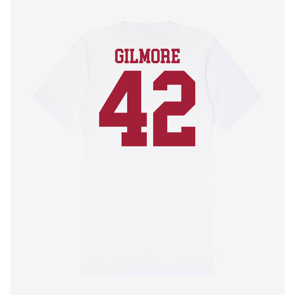 Oklahoma - NCAA Football : Wyatt Gilmore - Women's V-Neck T-Shirt-1