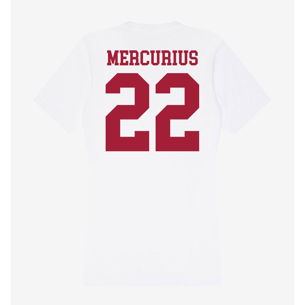 Oklahoma - NCAA Baseball : LJ Mercurius - Women's V-Neck T-Shirt-1