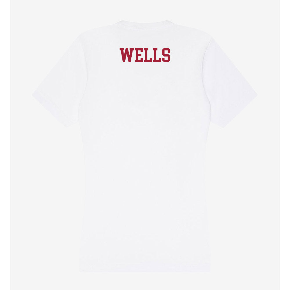 Oklahoma - NCAA Women's Gymnastics : Keira Wells - Women's V-Neck T-Shirt-1