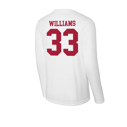 Oklahoma - NCAA Baseball : Isaac Williams - Activewear Long Sleeve T-Shirt-1