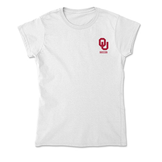 Oklahoma - NCAA Women's Soccer : Landrey Turner - Soft Style Women’s T-Shirt-0