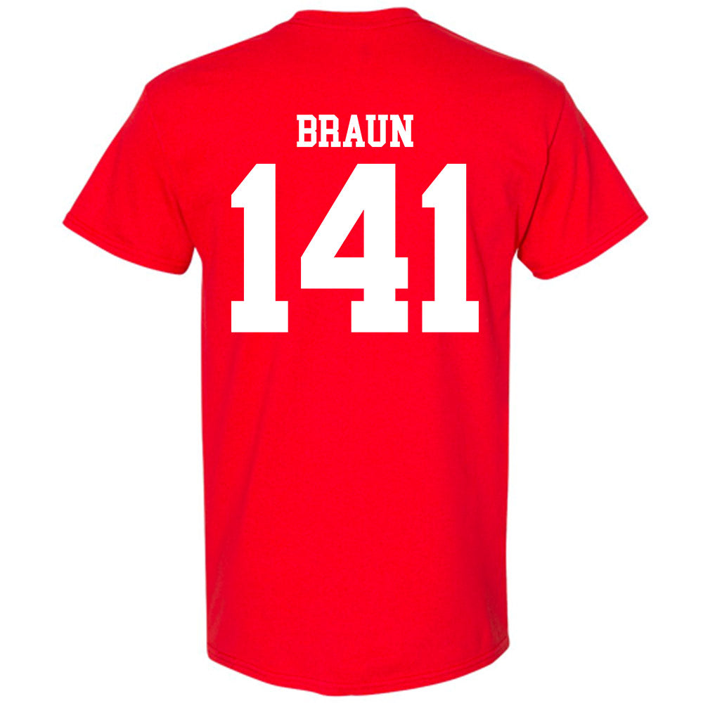 Oklahoma - NCAA Wrestling : Alex Braun - Classic Shersey T-Shirt-1