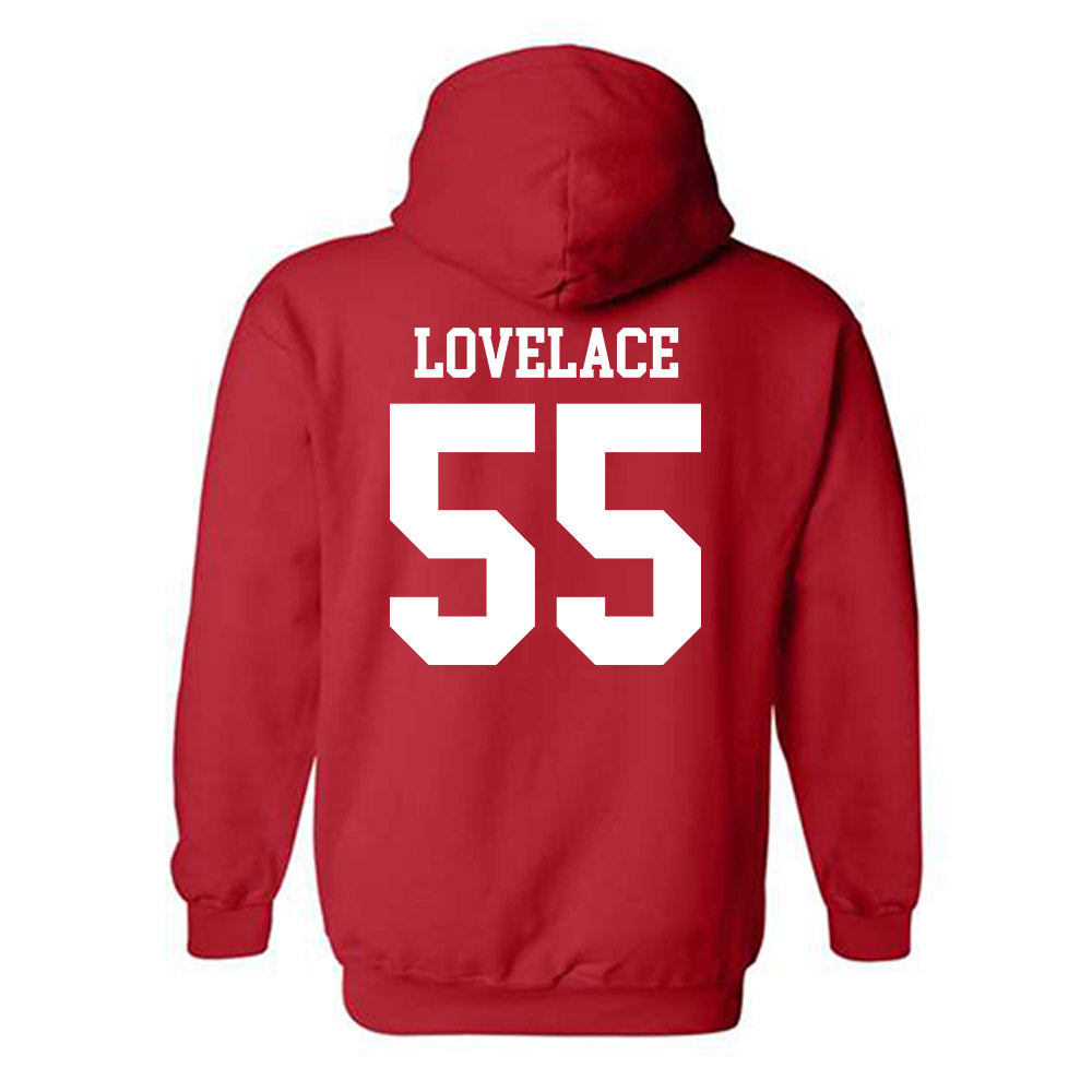 Oklahoma - NCAA Men's Basketball : Reid Lovelace - Classic Shersey Hooded Sweatshirt-1