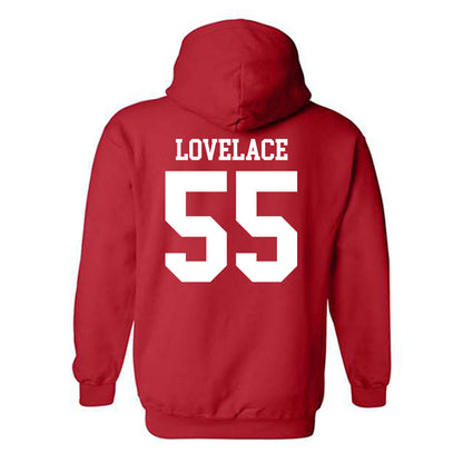 Oklahoma - NCAA Men's Basketball : Reid Lovelace - Classic Shersey Hooded Sweatshirt-1