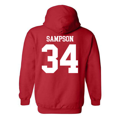 Oklahoma - NCAA Baseball : Beau Sampson - Classic Shersey Hooded Sweatshirt-1