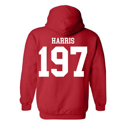 Oklahoma - NCAA Wrestling : Anthony Harris - Classic Shersey Hooded Sweatshirt-1