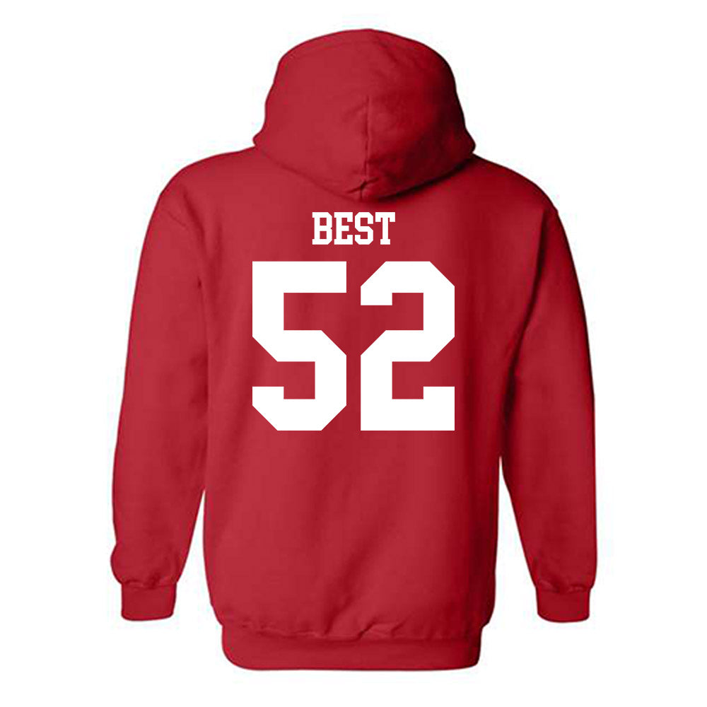Oklahoma - NCAA Football : Noah Best - Classic Shersey Hooded Sweatshirt-1
