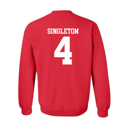 Oklahoma - NCAA Women's Volleyball : Kinsley Singleton - Classic Shersey Crewneck Sweatshirt-1