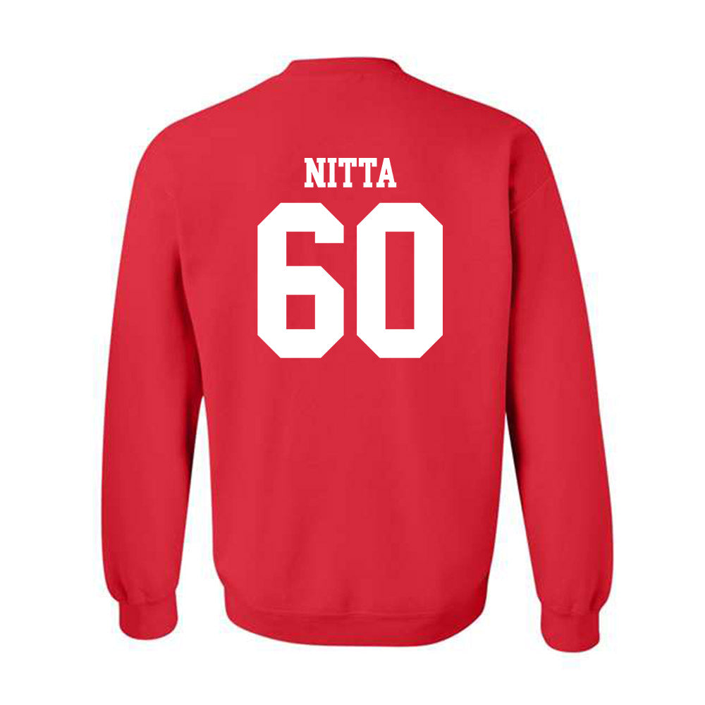 Oklahoma - NCAA Football : Caleb Nitta - Classic Shersey Crewneck Sweatshirt-1
