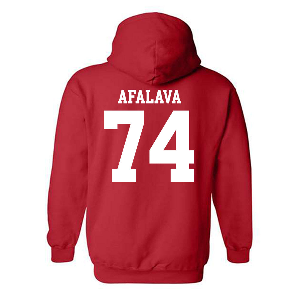 Oklahoma - NCAA Football : Darius Afalava - Classic Shersey Hooded Sweatshirt-1