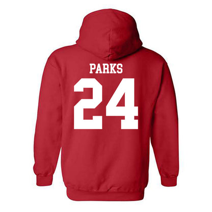 Oklahoma - NCAA Women's Basketball : Keeley Parks - Classic Shersey Hooded Sweatshirt-1