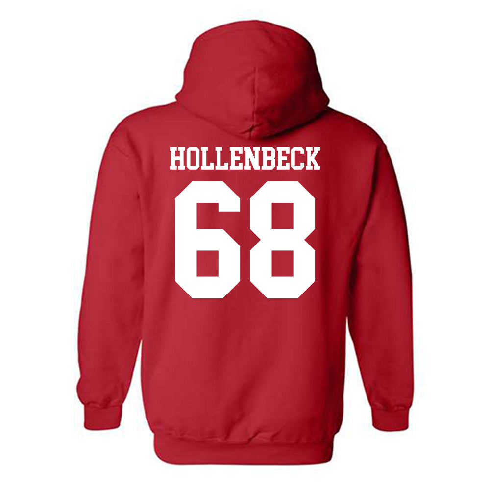 Oklahoma - NCAA Football : Owen Hollenbeck - Classic Shersey Hooded Sweatshirt-1