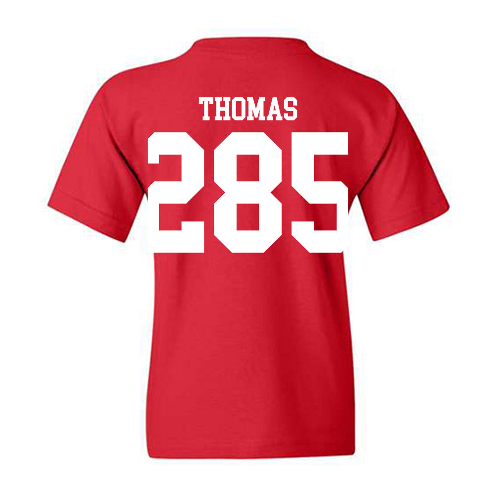 Oklahoma - NCAA Wrestling : Ricky Thomas - Classic Shersey Youth T-Shirt-1
