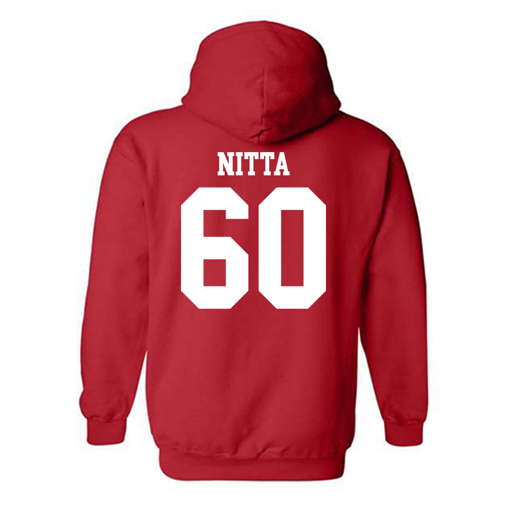 Oklahoma - NCAA Football : Caleb Nitta - Classic Shersey Hooded Sweatshirt-1