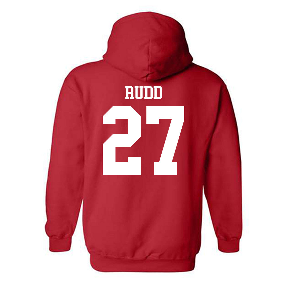 Oklahoma - NCAA Football : Trace Rudd - Classic Shersey Hooded Sweatshirt-1