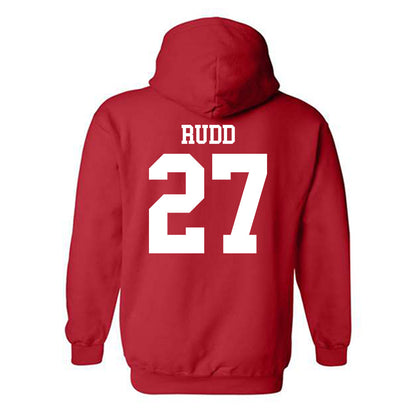 Oklahoma - NCAA Football : Trace Rudd - Classic Shersey Hooded Sweatshirt-1