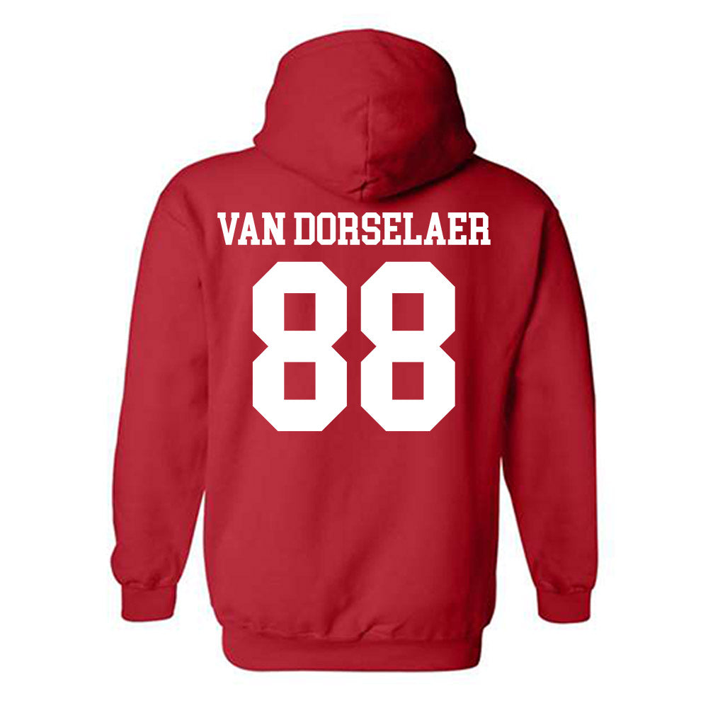 Oklahoma - NCAA Football : Jack Van Dorselaer - Classic Shersey Hooded Sweatshirt-1