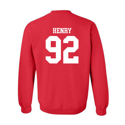 Oklahoma - NCAA Football : Jacob Henry - Classic Shersey Crewneck Sweatshirt-1