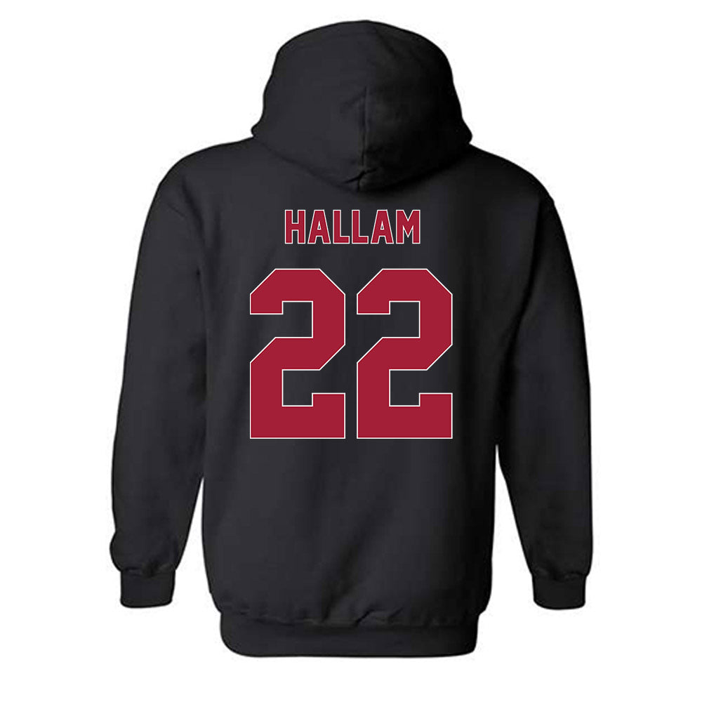 Oklahoma - NCAA Women's Soccer : Brenna Hallam - Classic Shersey Hooded Sweatshirt-1