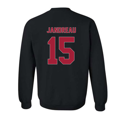 Oklahoma - NCAA Football : Beau Jandreau - Classic Shersey Crewneck Sweatshirt-1