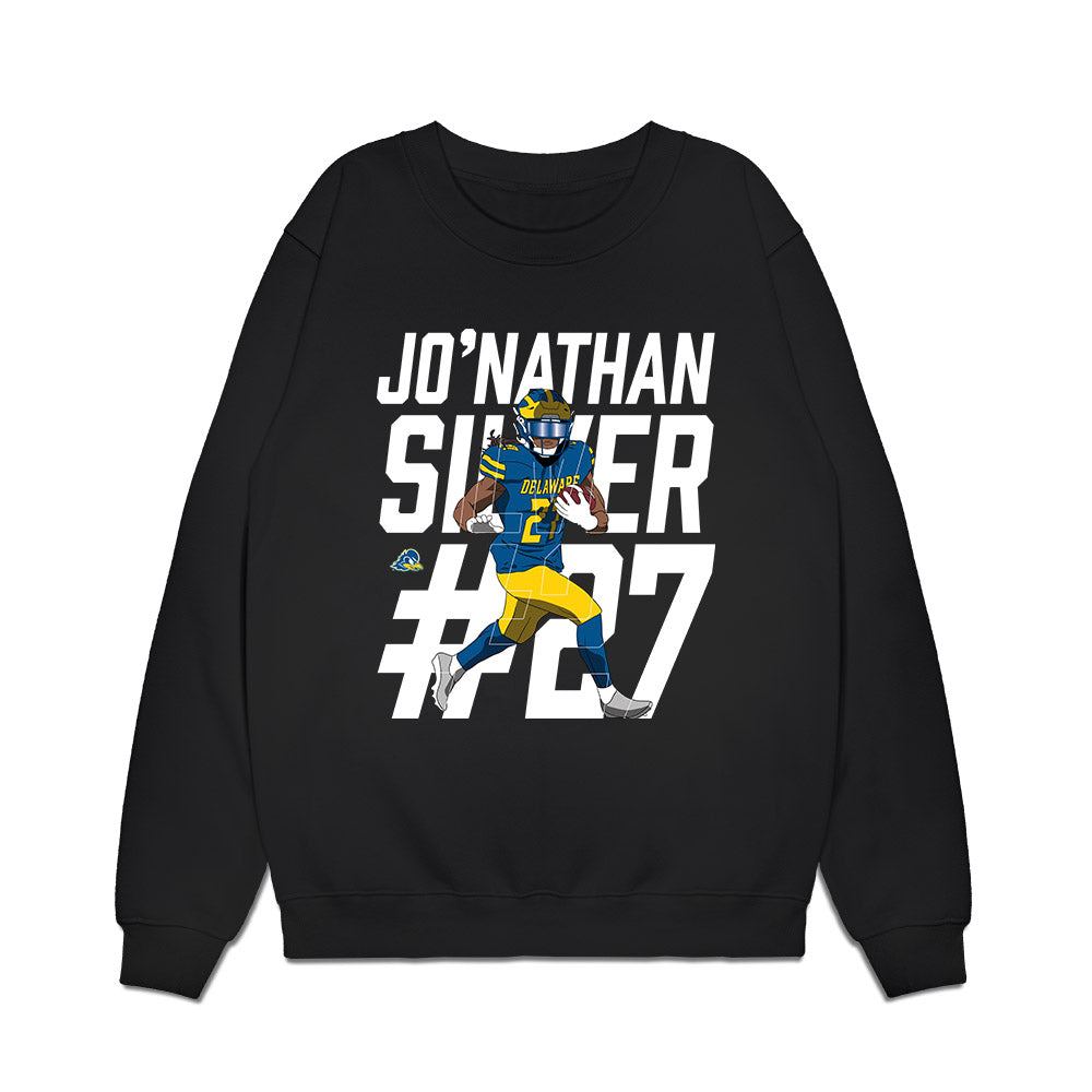 Delaware - NCAA Football : Jo Silver - Collage Premium Crewneck Sweatshirt-0