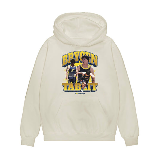 UCSD - NCAA Men's Track & Field : Brycen Tablit - Collage Premium Hooded Sweatshirt-0