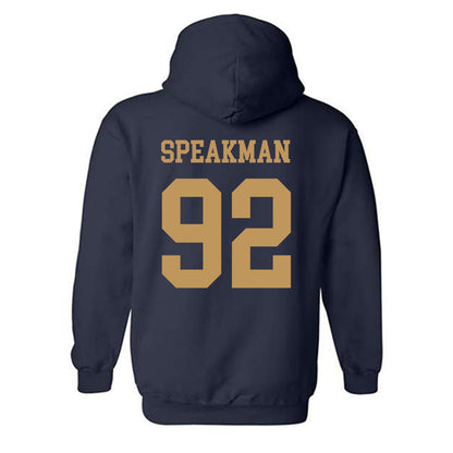 Georgia Tech - NCAA Football : Christian Speakman - Classic Shersey Hooded Sweatshirt-1