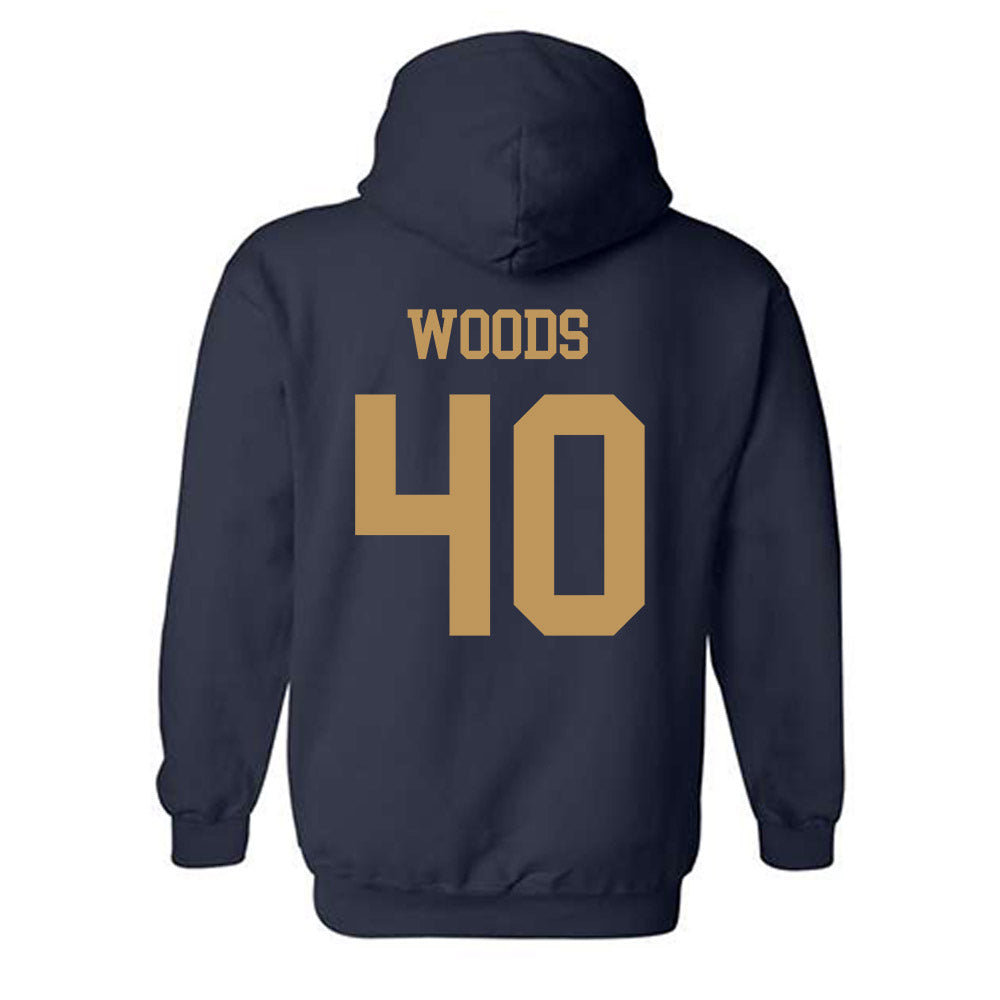 Georgia Tech - NCAA Football : Jordan Woods - Classic Shersey Hooded Sweatshirt-1