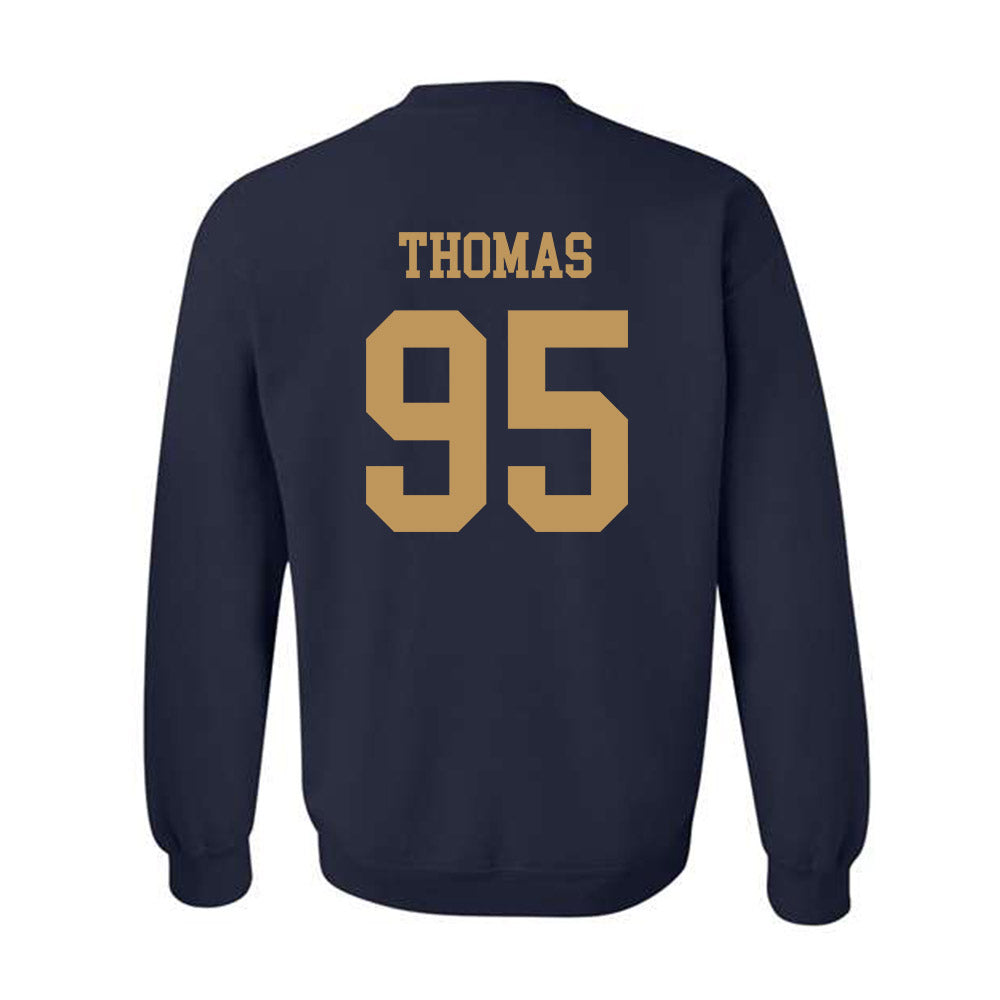 Georgia Tech - NCAA Football : Tawfiq Thomas - Classic Shersey Crewneck Sweatshirt-1