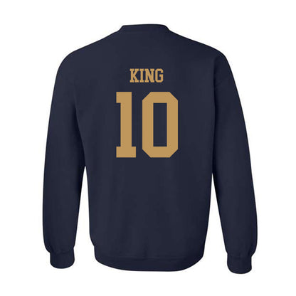 Georgia Tech - NCAA Football : Haynes King - Classic Shersey Crewneck Sweatshirt-1