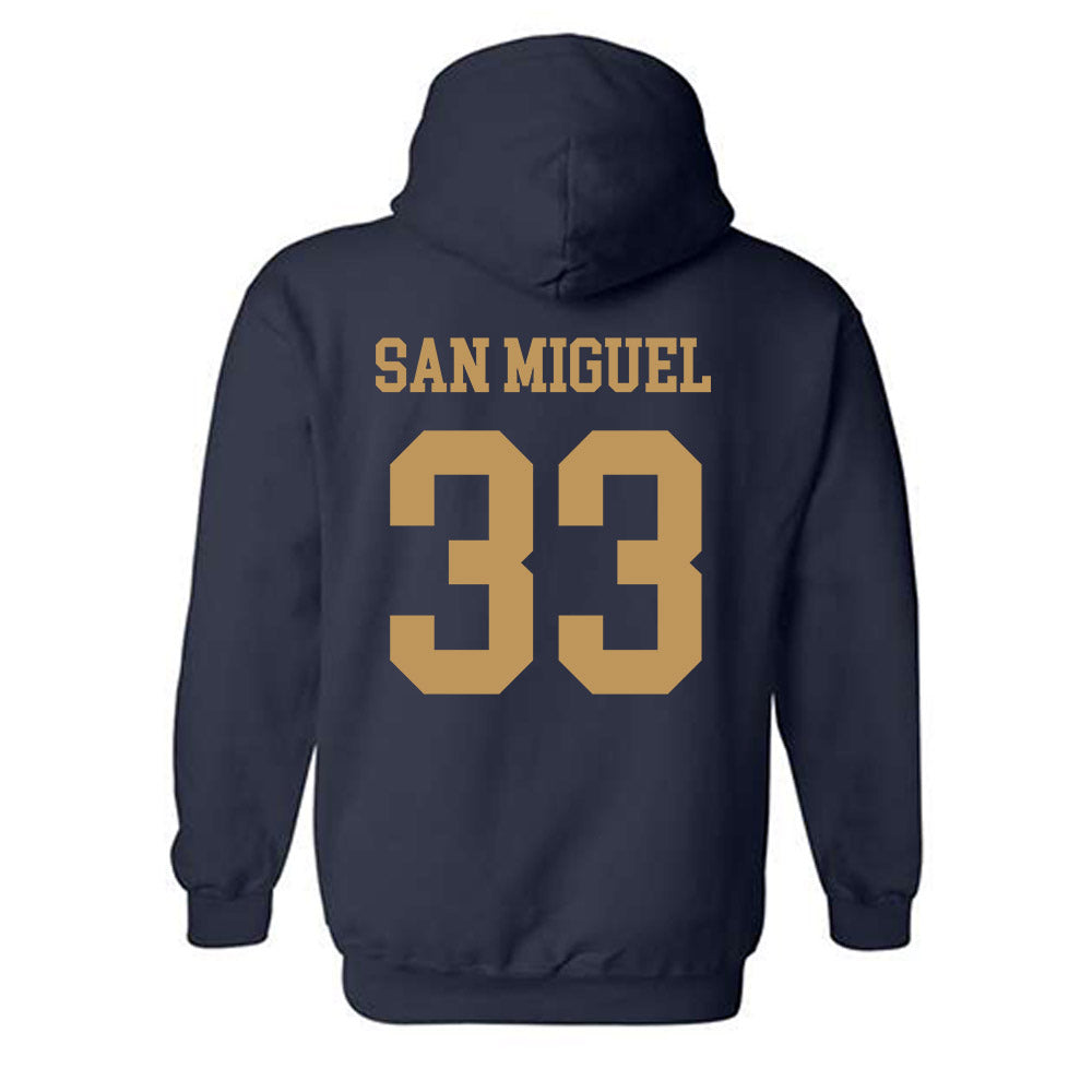 Georgia Tech - NCAA Men's Basketball : Marcos San Miguel - Classic Shersey Hooded Sweatshirt-1