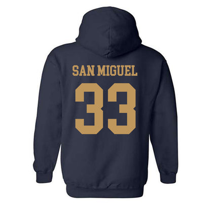 Georgia Tech - NCAA Men's Basketball : Marcos San Miguel - Classic Shersey Hooded Sweatshirt-1