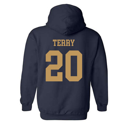 Georgia Tech - NCAA Football : Jaedyn Terry - Classic Shersey Hooded Sweatshirt-1