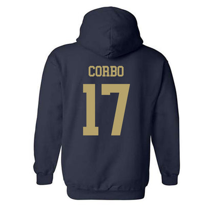 Georgia Tech - NCAA Football : Chris Corbo - Classic Shersey Hooded Sweatshirt-1