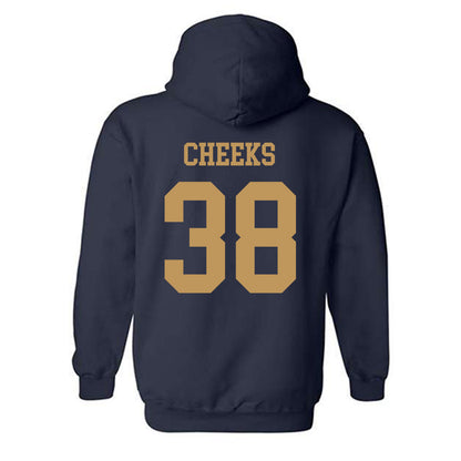 Georgia Tech - NCAA Football : A'J Cheeks - Classic Shersey Hooded Sweatshirt-1