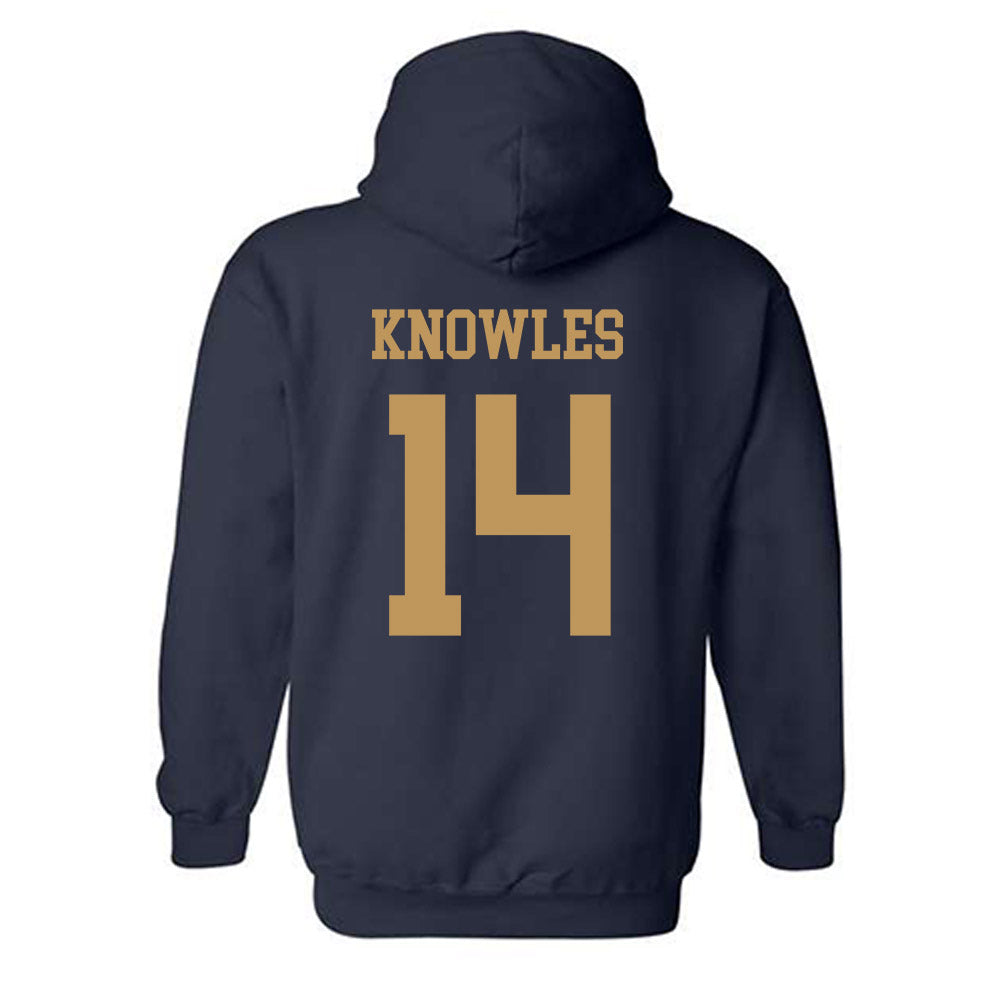 Georgia Tech - NCAA Football : Graham Knowles - Classic Shersey Hooded Sweatshirt-1