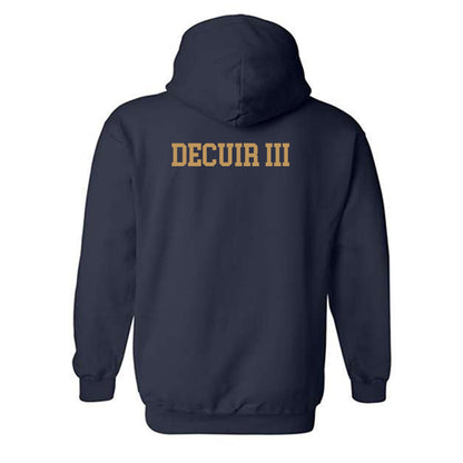 Georgia Tech - NCAA Men's Track & Field : Winston DeCuir III - Classic Shersey Hooded Sweatshirt-1