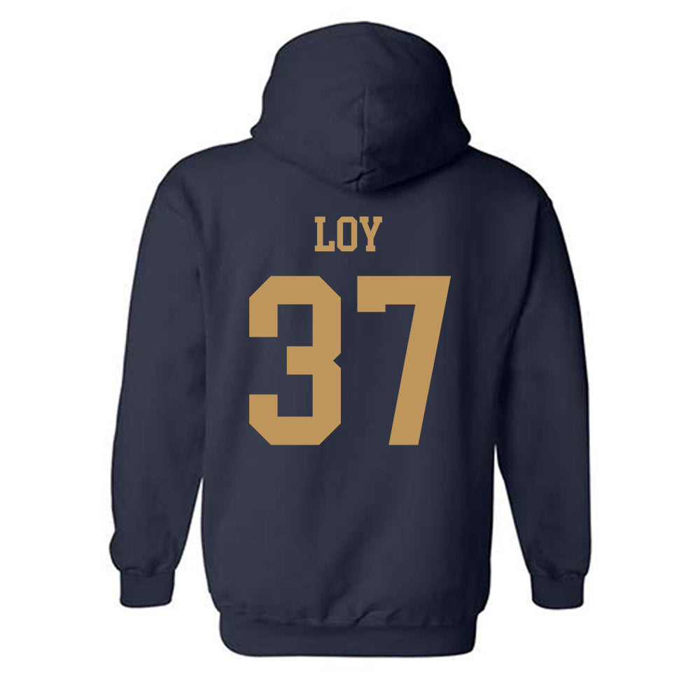 Georgia Tech - NCAA Baseball : Dylan Loy - Classic Shersey Hooded Sweatshirt-1
