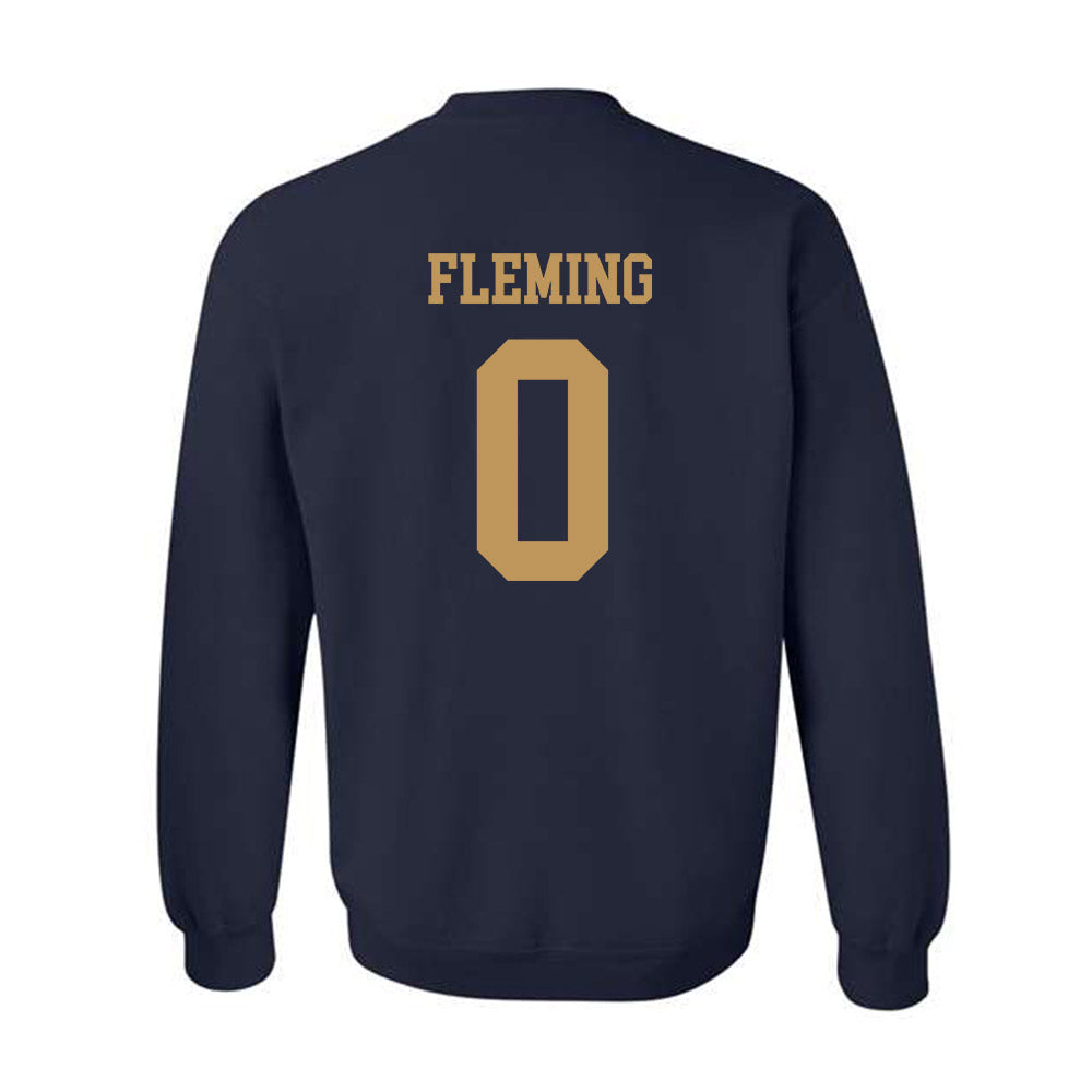 Georgia Tech - NCAA Men's Basketball : Akai Fleming - Classic Shersey Crewneck Sweatshirt-1