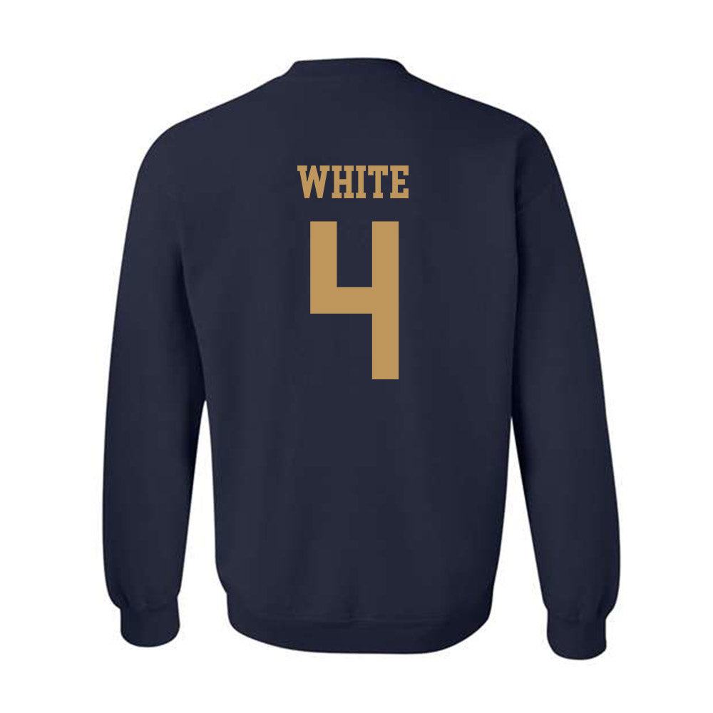 Georgia Tech - NCAA Football : Daiquan White - Classic Shersey Crewneck Sweatshirt-1